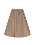 Puff Ball Corduroy Midi Skirt