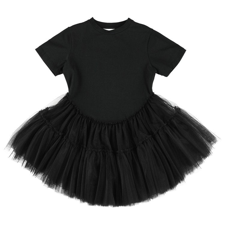 Jersey Tulle Dress