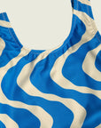 Kids Blue Rippling Bathing Suit