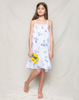Indigo Floral Lily Nightgown