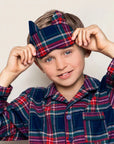 Windsor Tartan Kitty Eye Mask