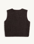 Merino Vest - Chocolate Brown