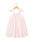 Coral Striped Charlotte Nightgown