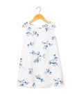 Indigo Floral Amelie Nightgown