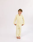 Yellow Gingham Pajama Set