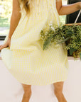 Yellow Gingham Charlotte Nightgown
